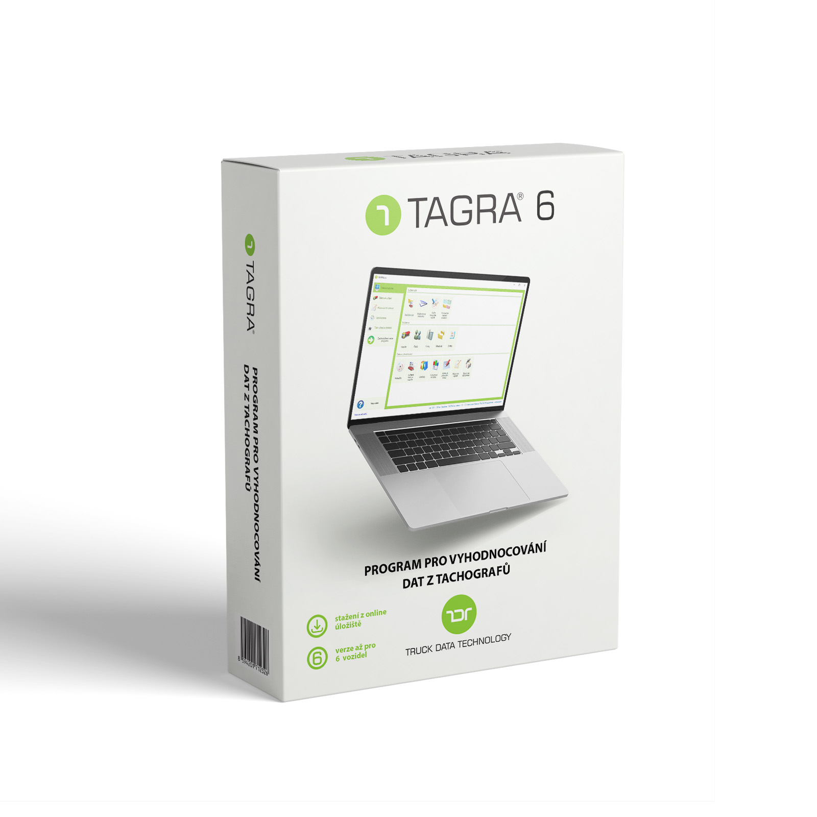 TAGRA 6 – krabicové balení programu pro vyhodnocování dat z tachografů