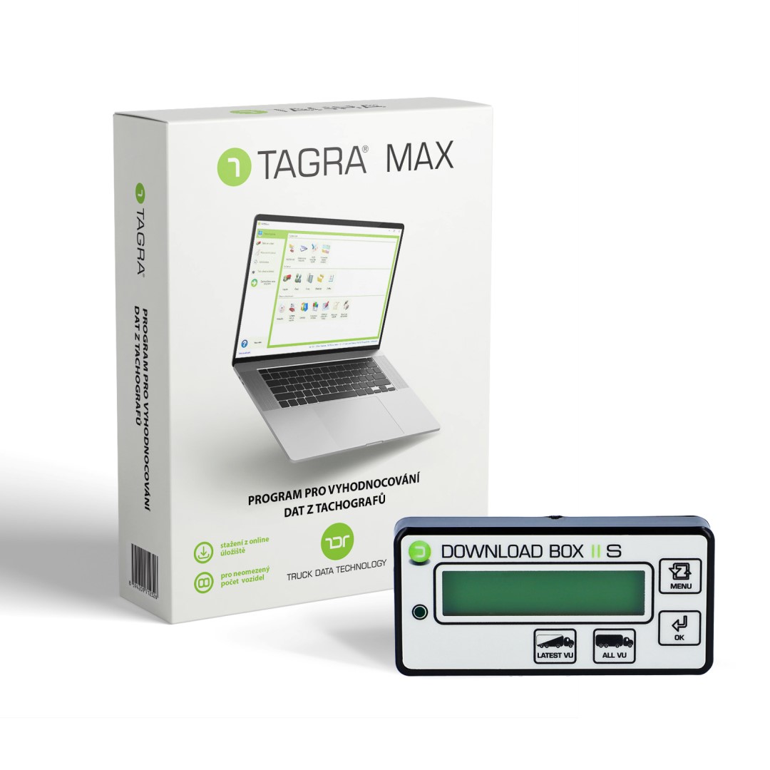 Program TAGRA MAX – stahovací klíč pro tachografy