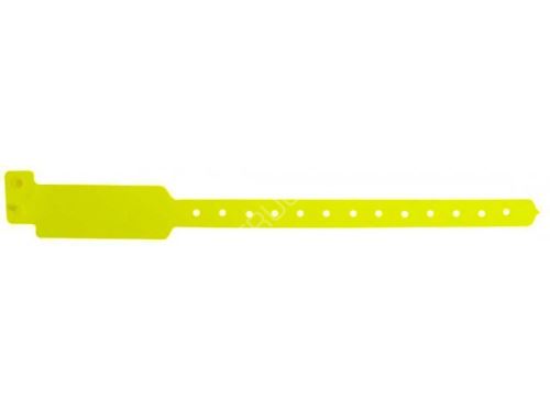 ID náramek PLAST - neon yellow BVW 015 - neon žlutá