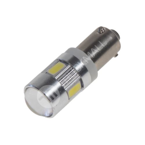 LED BAX9s bílá, 12-24V, 6LED/5730SMD