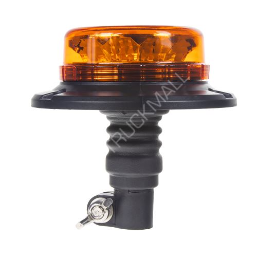 LED maják, 12-24V, 12x3W oranžový na držák, ECE R65