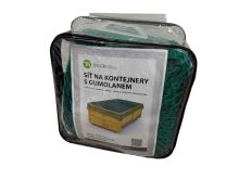 Krycí síť na kontejnery 3,5 x 5 m s gumolanem