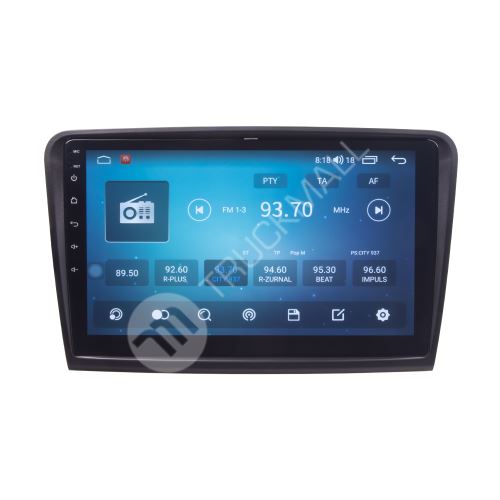 Autorádio pro Škoda Superb 2008-2015 s 10,1" LCD, Android, WI-FI, GPS, CarPlay, 4G, Bluetooth,2x USB