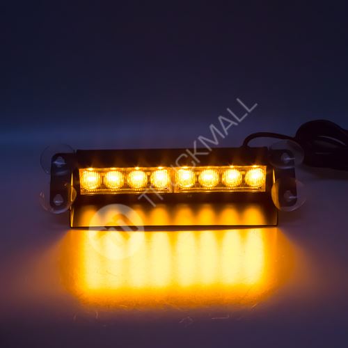 PREDATOR LED vnitřní, 8x3W, 12-24V, oranžový, 233mm