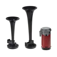 2-tónová fanfára 220mm, 12V s kompresorem černá ECE R28 2-tónová fanfára 220mm, 12V s kompresorem černá ECE R28