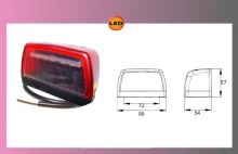 osvětlení SPZ-LED-24V-červené