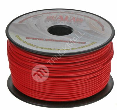 Kabel 1 mm, červený, 100 m bal