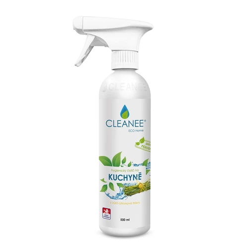 CLEANEE ECO hygienický čistič na KUCHYNĚ CITRONOVÁ TRÁVA 500ml
