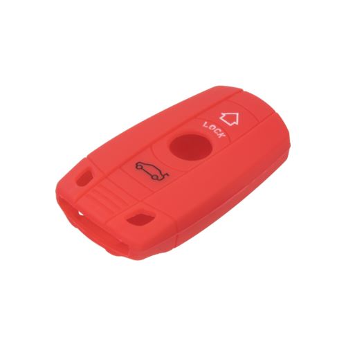 Silikonový obal pro klíč BMW 1/3/5/6/X1/X5/X6/Z4 červený