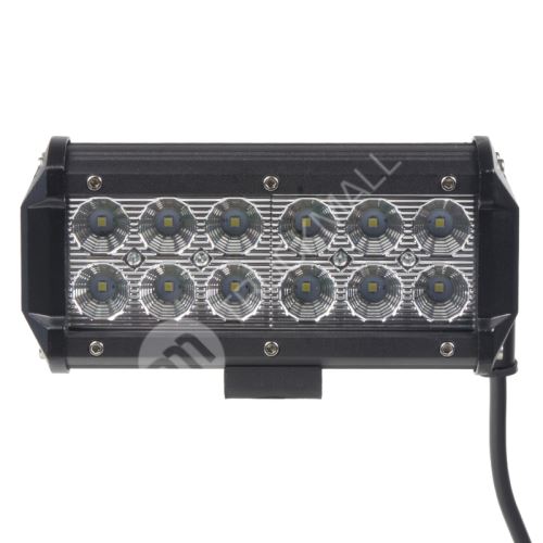 LED světlo obdélníkové, 12x3W, 167x80x65mm