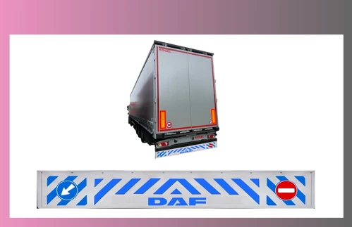 zástěra zadní--2400x350-DAF-bílá--modré písmo