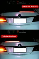 LED pásek na spoiler, brzdové světlo, carbon, 120 cm (6)