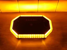 LED rampa 280mm, oranžovo bílá, 10-30V, ECE R65 (6)