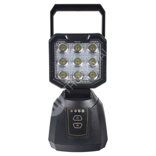 AKU LED světlo s magnetem, powerbanka, 9x3W, 263x110mm