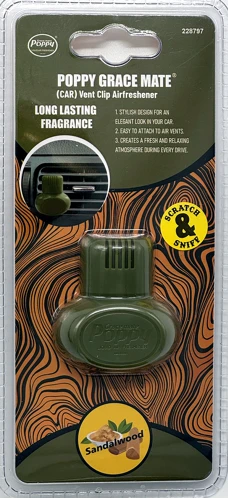 Osvěžovač do mřížky POPPY EVA – Sandalwood