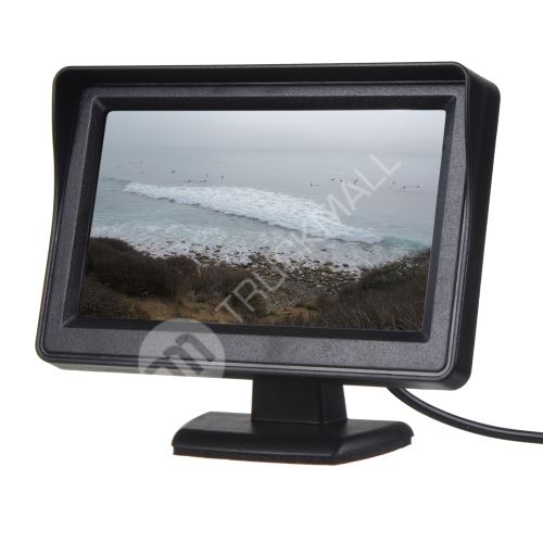 LCD monitor  4,3" černý na palubní desku