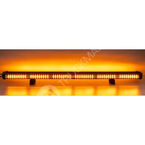 LED alej voděodolná (IP67) 12-24V, 108x LED 1W, oranžová 916mm, dual, ECE R65