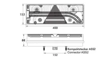 lampa zadní EUROPOINT III.-pravá- ASPOCK-s LED trubicí (1)