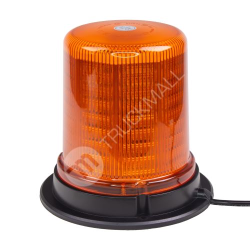 LED maják, 12-24V, 128x1,5W oranžový, pevná montáž, ECE R65