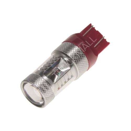 CREE LED T20 (7443) červená, 12-24V, 30W (6x5W)