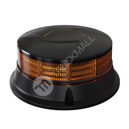 LED maják, 12-24V, 30x0,7W oranžový, pevná montáž, ECE R65 R10
