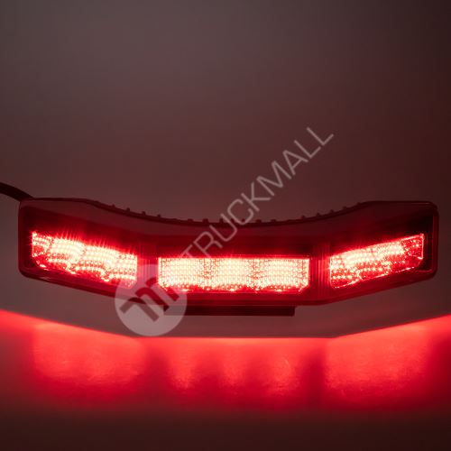 PROFI výstražné LED světlo vnější, červené, 12-24V, ECE R10