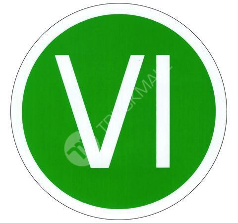 Samolepící štítek "VI"