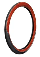 Potah na volant 46-48cm černo/hnědý CLUB CLASSIC (1)