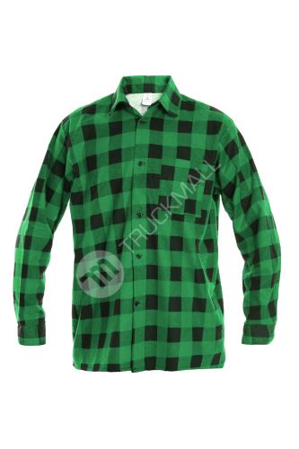 Flanelová košile zelená
