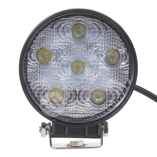 LED světlo kulaté, 6x3W, ø128mm, ECE R10
