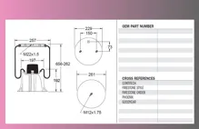 měch pérování SCHMITZ-4158/se zvonem/