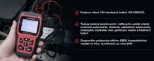 Tester akumulátorů/univerzální autodiagnostika Autophix BT300PRO (5)