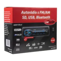 1DIN 12/24V autorádio Bluetooth/USB/SD/AUX/APP, odnímatelný panel (1)