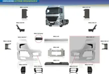 nárazník přední MB ACTROS MS2-levý,bílý (1)