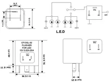 Přerušovač blinkrů LED, 12V,0,02-20A pro evropské vozy (1)