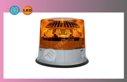 maják LED-PRO SUPER FLASH- 12/24V- oranž.na 3 šrouby-bliká
