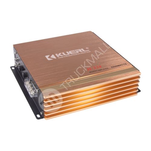 KUERL 2cestný zesilovač do auta, 2 x 60W / 1 x 80W