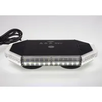 LED rampa 280mm, oranžovo bílá, magnet 10-30V, ECE R65 (1)