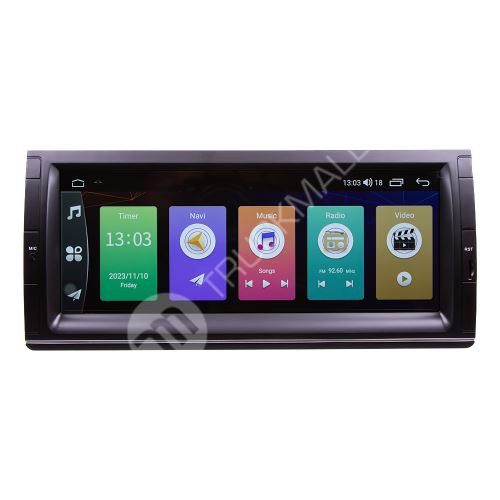 Autorádio pro BMW E39, E53, X5, M5  10,25" LCD, Android, WI-FI, GPS, CarPlay, Bluetooth, 4G, 2x USB