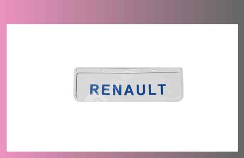 zástěra kola RENAULT 600x180-pár-přední-bílá-modré písmo