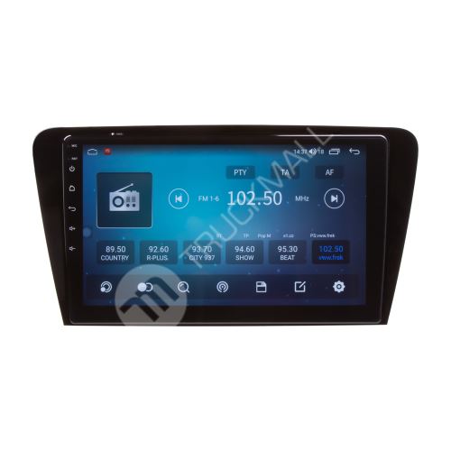Autorádio pro Škoda Octavia III 2013-2018 s 10,1" LCD, Android, WI-FI, GPS, CarPlay, 4G, Bluetooth