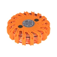 LED výstražné světlo 16LED, oranžové (1)