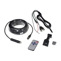 AHD kamerový set monitoru 7" na držák zrcátka se 2 x 4PIN + kamera + 15m kabel (2)