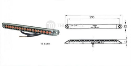 světlo mlhové LED-PRO CAN XL,12V-