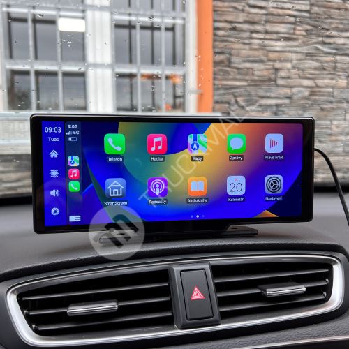 Monitor 10,26" s Apple CarPlay, Android auto, Bluetooth, DUAL DVR