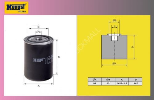 filtr naftový RENAULT PREMIUM 420DCI