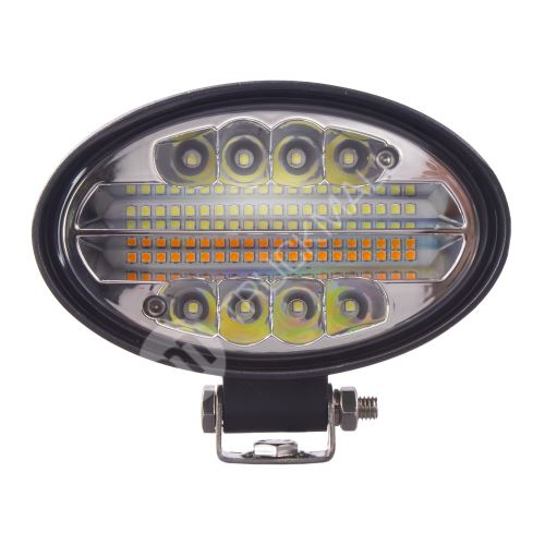 LED světlo oválné bílé/oranžové, 144W, ECE R10