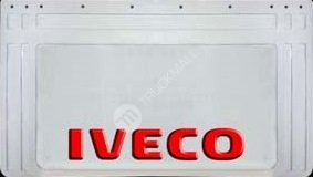 zástěra kola IVECO 640x360-pár--bílá--červené písmo