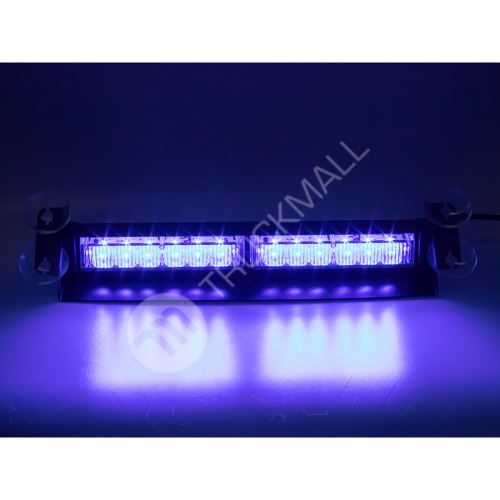 PREDATOR LED vnitřní, 12x3W, 12-24V, modrý, 356mm, ECE R10