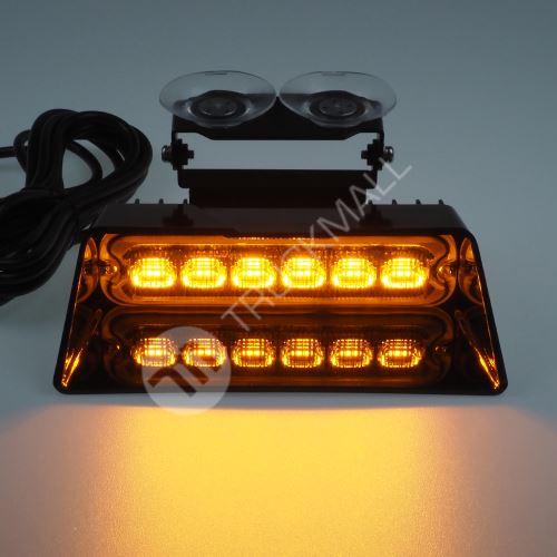 PREDATOR LED vnitřní, 6x LED 4W, 12/24V, oranžový, ECE R65